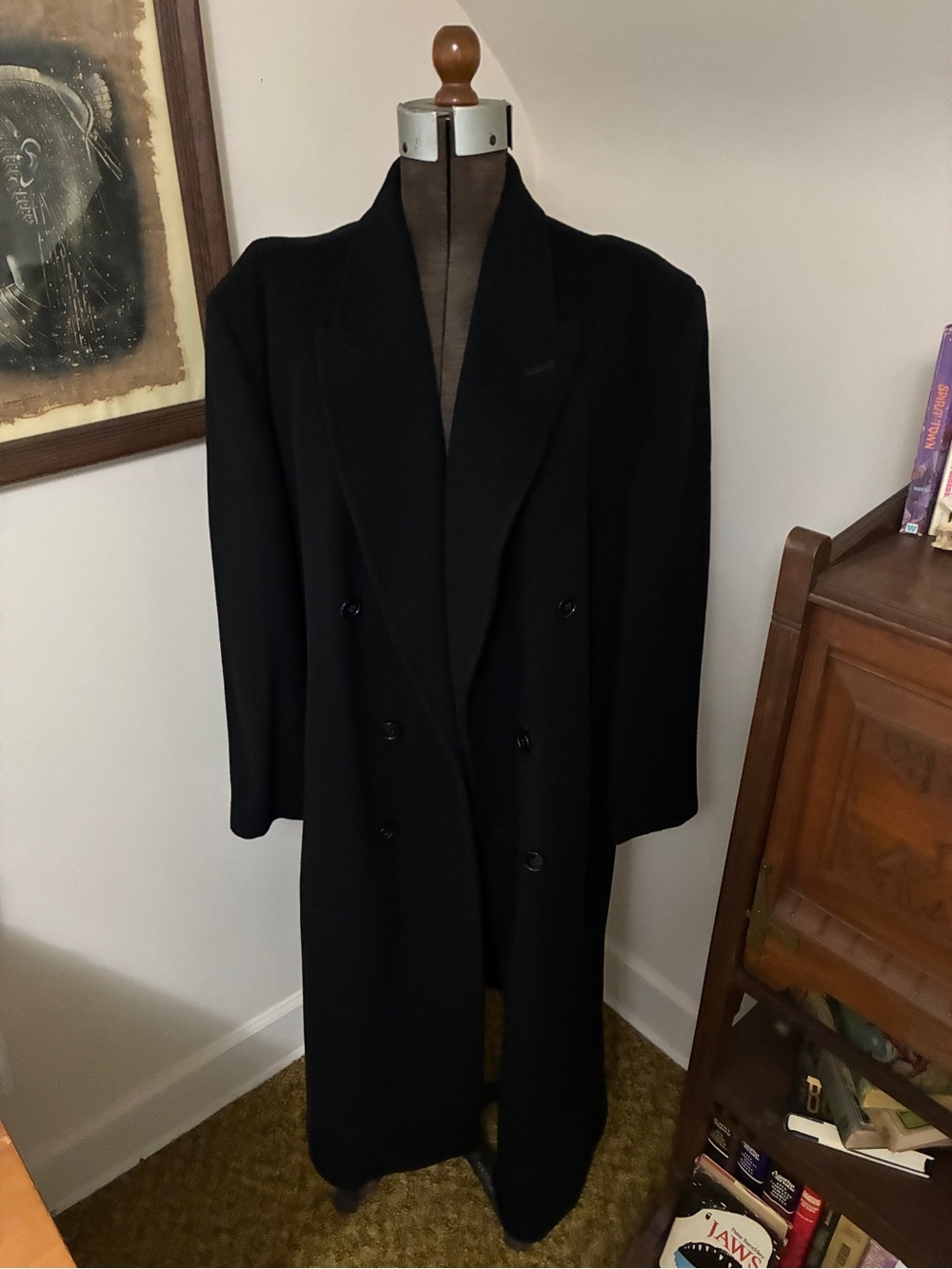 Vintage Stafford Wool Double-Breasted Coat